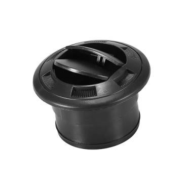 Imagem de REPAIROCK 75 mm Universal Preto Ar Condicionado Defletor de Ventilação Quente Saída Louvered para Carro RV sem Grade, Peças de Reposição Automóvel