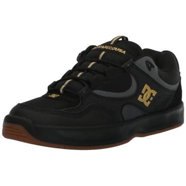 Imagem de DC Sapato de skate masculino Kalynx Zero casual, Preto/dourado, 5.5