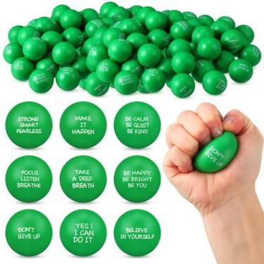 Imagem de Bolas de alívio de estresse Shappy Inspirational 72 unidades para adul