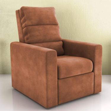 Imagem de Poltrona Reclinável Do Papai Neiva Veludo Cobre