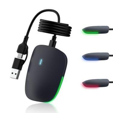 Imagem de FEisca Adaptador Carplay Sem Fio Para Iphone, Converte Com Apple, Fácil De Conectar E Usar, Cabo Extensão Usb Usb-C/Tipo C 60 Cm, Conexão Estável Atrasos