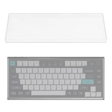 Imagem de GEEKRIA Capa Protetora Contra Poeira Para Teclado 75% Com 84 Teclas, Teclados De Acrílico Transparente Compatíveis Keychron Q1 He/Max/Pro / V1 Max, Aula F75 Pro (Fosco)