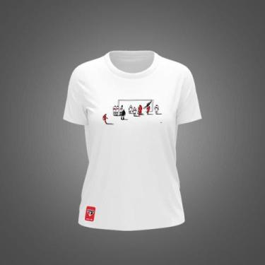 Imagem de Camiseta São Paulo Feminina Zé Carretilha Defesa Mitológica - M. Traja