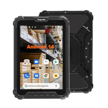 Imagem de Vanquisher Tablet PC empresarial ultra robusto lançado em 2025 de 8 polegadas, tablet Android 14 Warehouse com scanner de código de barras 2D | 8 GB + 128 GB de memória grande | Bateria de alta