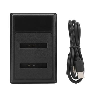 Imagem de Carregador da bateria da câmera 2 slots tipo C Porta LCD Exibir múltiplas câmera de prevenção de segurança Bateria do carregador rápido para NB 11L Battery