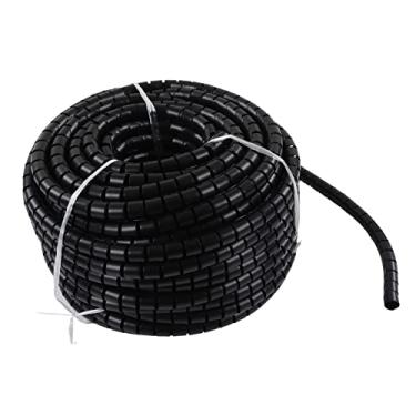 Imagem de Asixxsix Protetor de Cordão, Fios Elétricos Tampa a Tubulação de Tear de Arame, Tubulação de Tear de Arame para o Cabo de Vídeo do Cabo de Alimentação de Cabo USB, Proteja o Gato de (Dia 28mm 40m)