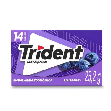 Imagem de Goma De Mascar Trident Blueberry 14 Unidades
