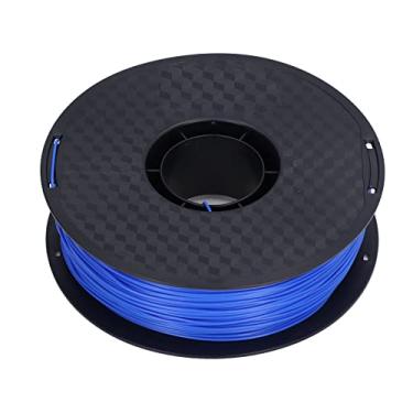 Imagem de Filamento PLA 1,75 mm de alta precisão 3D Material de impressão de impressora Forte tenalide baixa Warp para modelos de impressão 3D Prototipos de plástico 1kg Spool (Azul)