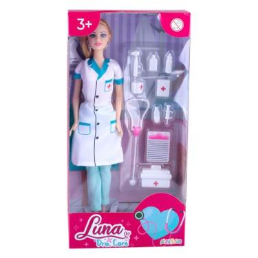 Imagem de Boneca Luna Dra. Care Play & Fun CV244130 - Play&Fun, Unica
