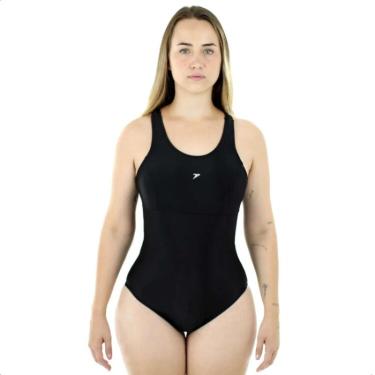 Imagem de Maiô Poker Natação Anatomico Sea II Feminino - Preto