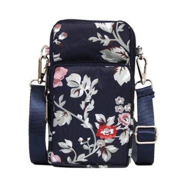 Imagem de Bolsa Mini Transversal Feminina Vertical, Bolsa De Mão, Porta Moedas, 