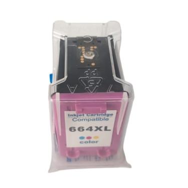 Imagem de CARTUCHO DE TINTA COMPATÍVEL COM 664XL COLOR F6V31A | 2136 2676 1115 3636 3635 3836 3776|MICROJET