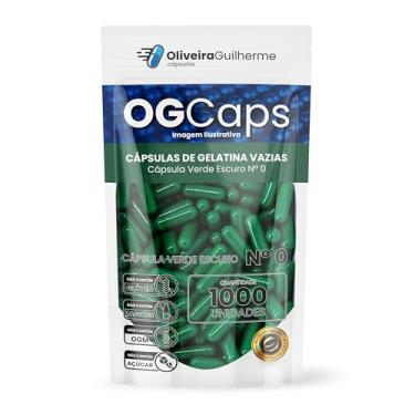 Imagem de Cápsula de Gelatina Vazia N°0 - Verde Escuro