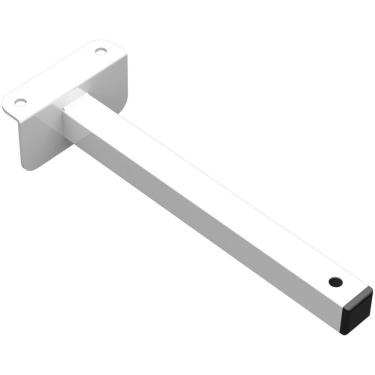 Imagem de Suporte Refletor Fachada Banner Braço 20 Cm - Branco