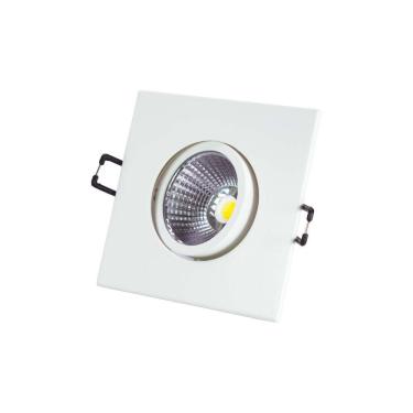 Imagem de Spot Led Taschibra Embutir Quadrado Tsql 405 5w Alumínio 6500k Luz Fria