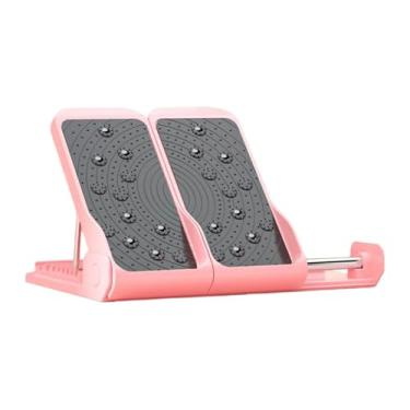 Imagem de RNXRZANK Prancha de Alongamento de Panturrilha Inclinada com Pedal para Exercícios Físicos, Ajustável, em Material PP, Ideal para Fisioterapia, Exer, Rosa