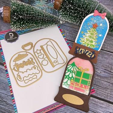 Imagem de Alinacutle 1 peça de molde de corte de metal para fazer cartões feitos à mão, álbum de recortes, presente de papel, decoração de férias, modelo feito à mão. alinacutle