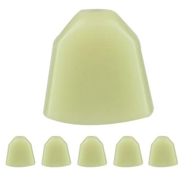 Imagem de Acouto Botões de Afinação de Guitarra 6 Pçs/set Cabeças de Máquina de Afinação de Pinos Botões Acrílicos Guitarra Acústica e Clássica (verde jade)
