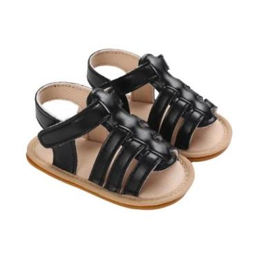 Imagem de Sandálias De PU Respiráveis anti-deslizantes Para Bebês De 0 a 18 Mese