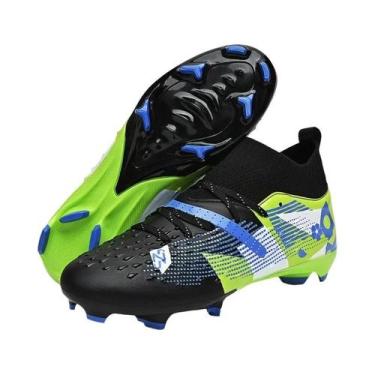 Imagem de Chuteiras De Futebol Masculinas De Cano Alto Ultraleves Antiderrapante