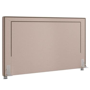 Imagem de Cabeceira Casal 140Cm Mali P02 Linho Bege Cru