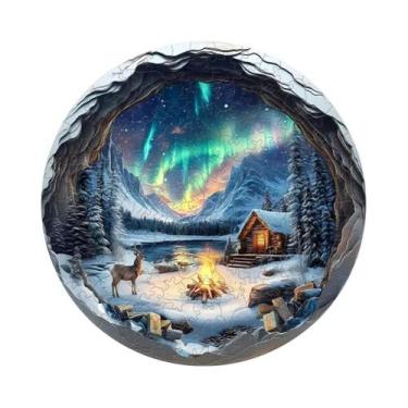 Imagem de Quebra-Cabeça De Madeira Para Adultos E Crianças: Urso Comilão, Pavão 