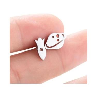 Imagem de Brincos Minimalistas De Caveira E Fantasma Para Mulheres E Meninas, Jo