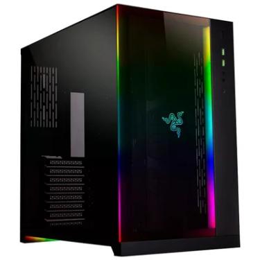 Imagem de Gabinete Lian Li 011 Dynamic Razer Edition Mid Tower Lateral de Vidro Temperado - 011DXRZ