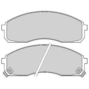 Imagem de Pastilha de Freio Dianteiro Kia Besta 1992 a 2005 TEC PADS