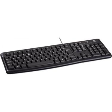 Imagem de Teclado Logitech K120 ABNT2 Black, 920-004423
