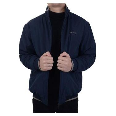 Imagem de Jaqueta Masculina Pierre Cardin Microfibra Navy - 16212, Azul, M