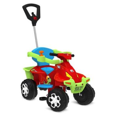 Imagem de Quadriciclo Infantil - Passeio e Pedal - Smart Quad - Vermelho - Bande