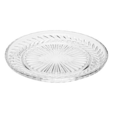 Imagem de Conjunto 6 Pratos para sobremesa Orvalho 14cm x 1,5cm Vidro - Wolff