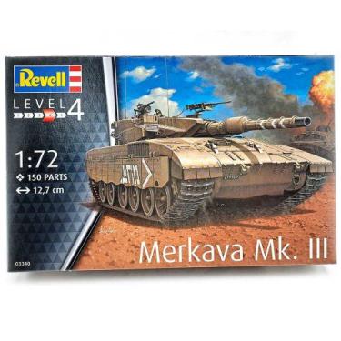 Imagem de Kit Montar Tanque Merkava Mk. III 1/72 - Revell