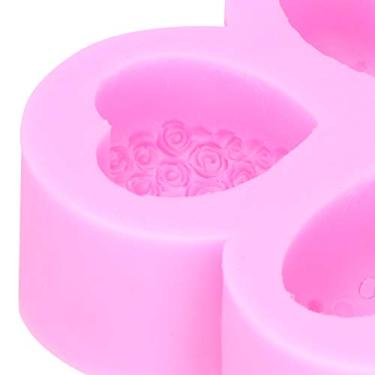Imagem de Moldes para Fondant de Silicone para Bolo Bolo de Chocolate Silicone Flor de Silicone Faça Você Mesmo para Bolos de Chocolate