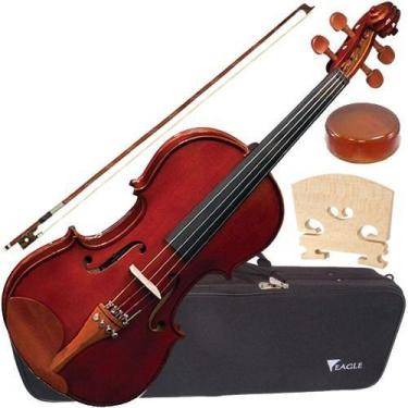 Imagem de Violino Eagle Estojo Extra Luxo 4/4 Ve441 + Case Luxo
