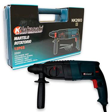Imagem de Martelete Rotativo Rompedor 960w + Maleta 12 Peças Acompanhada 127v