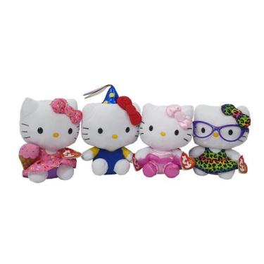 Imagem de Coleção Hello Kitty Com 4 Pelúcias - By Sanrio - Original - Dtc