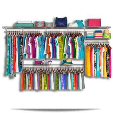 Imagem de Roupeiro aramado quarto pequeno closet feminino solteiro 4,00 BR