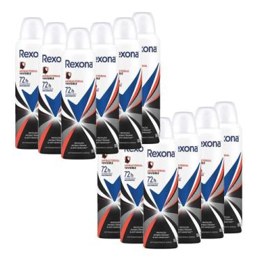 Imagem de Kit 12 Desodorante Rexona Antibacterial E Invisible 150ml Antibacterial e Invisible