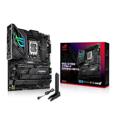 Imagem de ASUS ROG Strix Z790-F Gaming WiFi II LGA 1700 (Intel 14ª e 13ª geração) Placa-mãe para jogos ATX DDR5 2.5 Gb LAN 5XM.2 PCIe 5.0 x16 WiFi 7 PD 3.0 até 30W