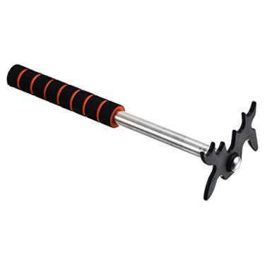 Imagem de PATIKIL Ponte retrátil para taco de bilhar, alça de EVA acessório para taco de sinuca com cabeça de ponte de plástico removível para competição de mesa de sinuca, preta