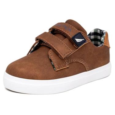 Imagem de Nautica T nis infantil casual com al a dupla |meninos meninas|(beb /crian a pequena), Smooth-ames caramelo, 12 Little Kid