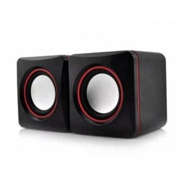 Imagem de Caixa De Som Para Computador PC Notebook 3w Rms Cabo P2 USB - Exbom