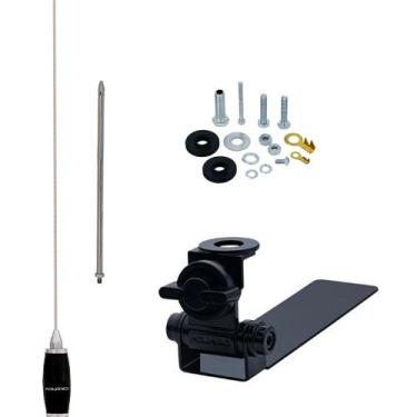 Imagem de Antena Móvel Px 1,40 metros Suporte Bi-Articulado Camionete Alongador 