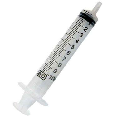 Imagem de Seringa Bd Luer Lock Sem Agulha, Capacidade De 10Ml - BD AGULHAS/SERIN