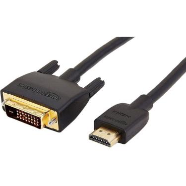 Imagem de Cabo adaptador Amazon Basics HDMI-A para DVI (macho) 3m preto