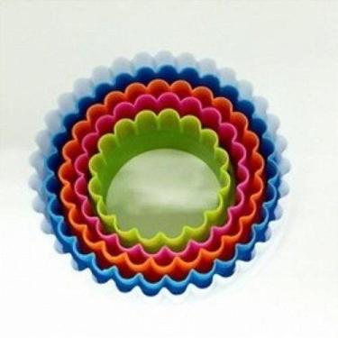 Imagem de Cortadores Plastico Redondo com 5 un. SilverChef - Silver Festas