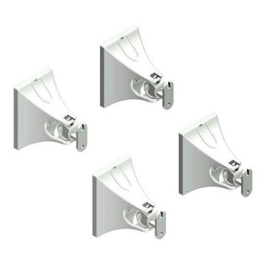 Imagem de 4 Suportes Caixa de Som Acústica Parede Home Theater Avatron