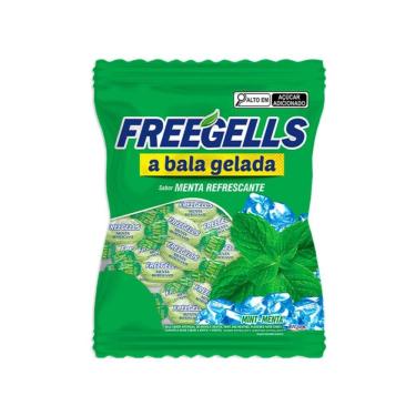 Imagem de Bala Freegells Menta Refrescante Riclan 475g